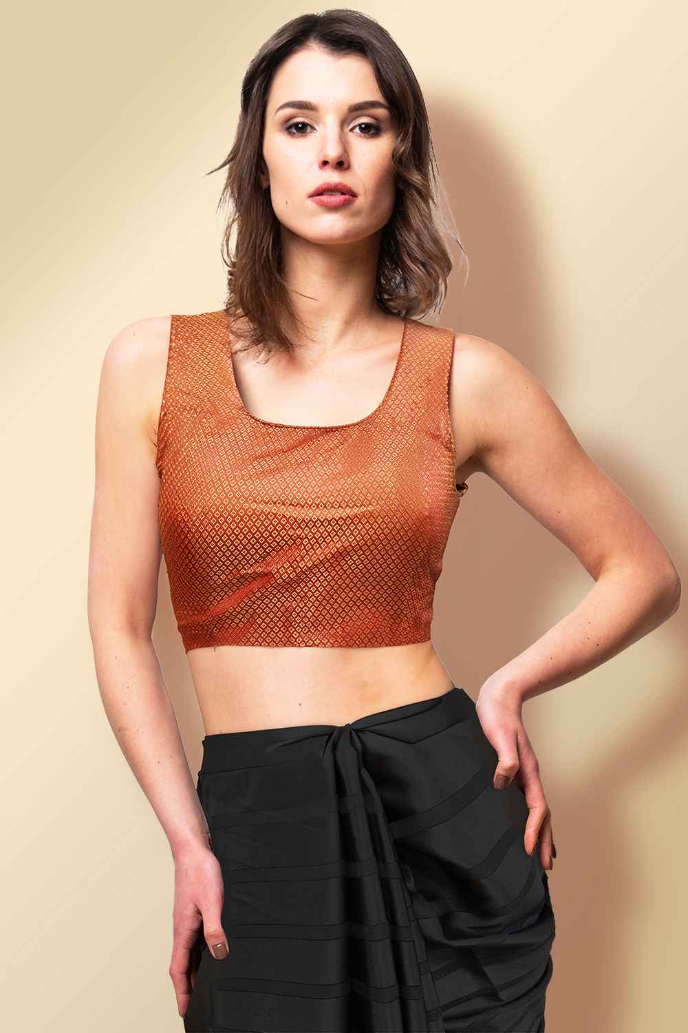 Rust Colored Blouse