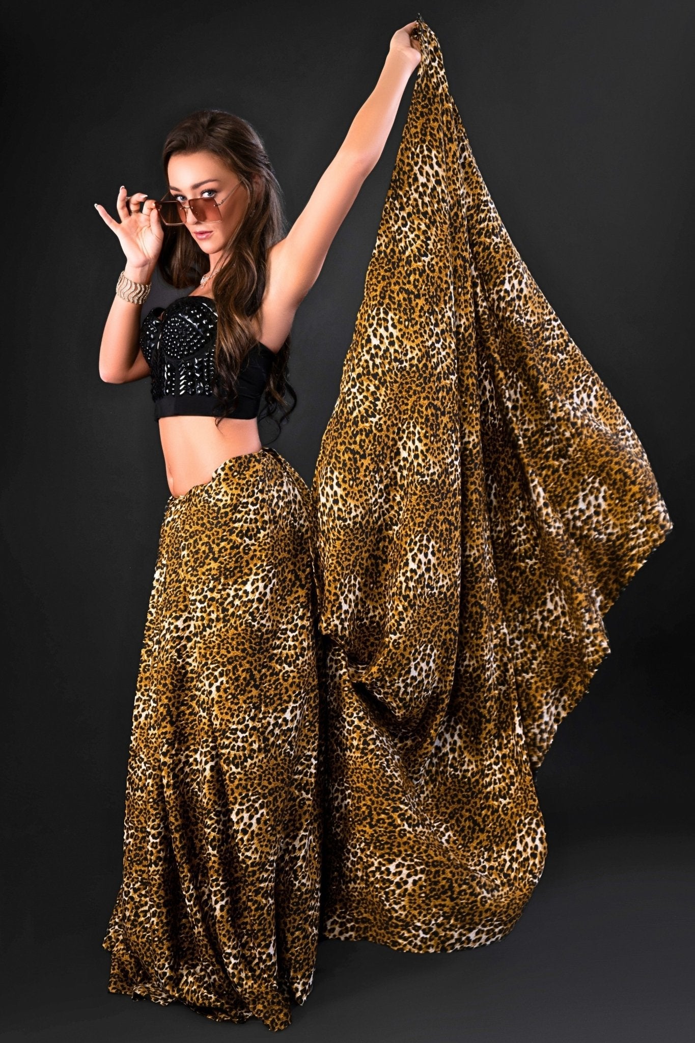 New Stylish Boutique Embroidery Slim Sexy Wild Leopard Bra Sets