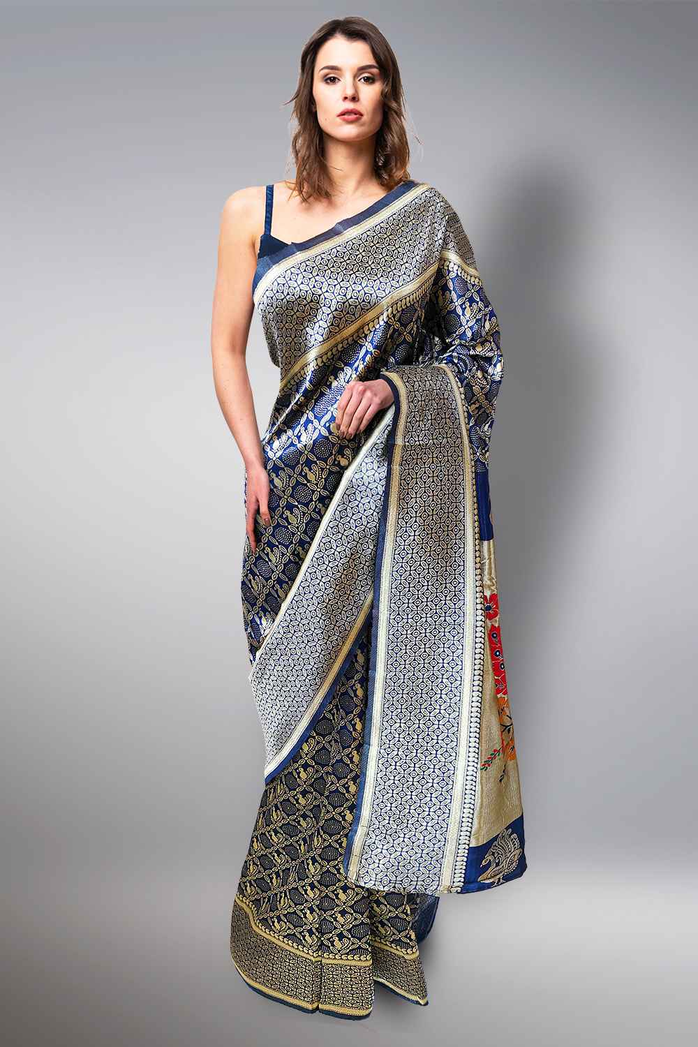 Blue Paithani Saree