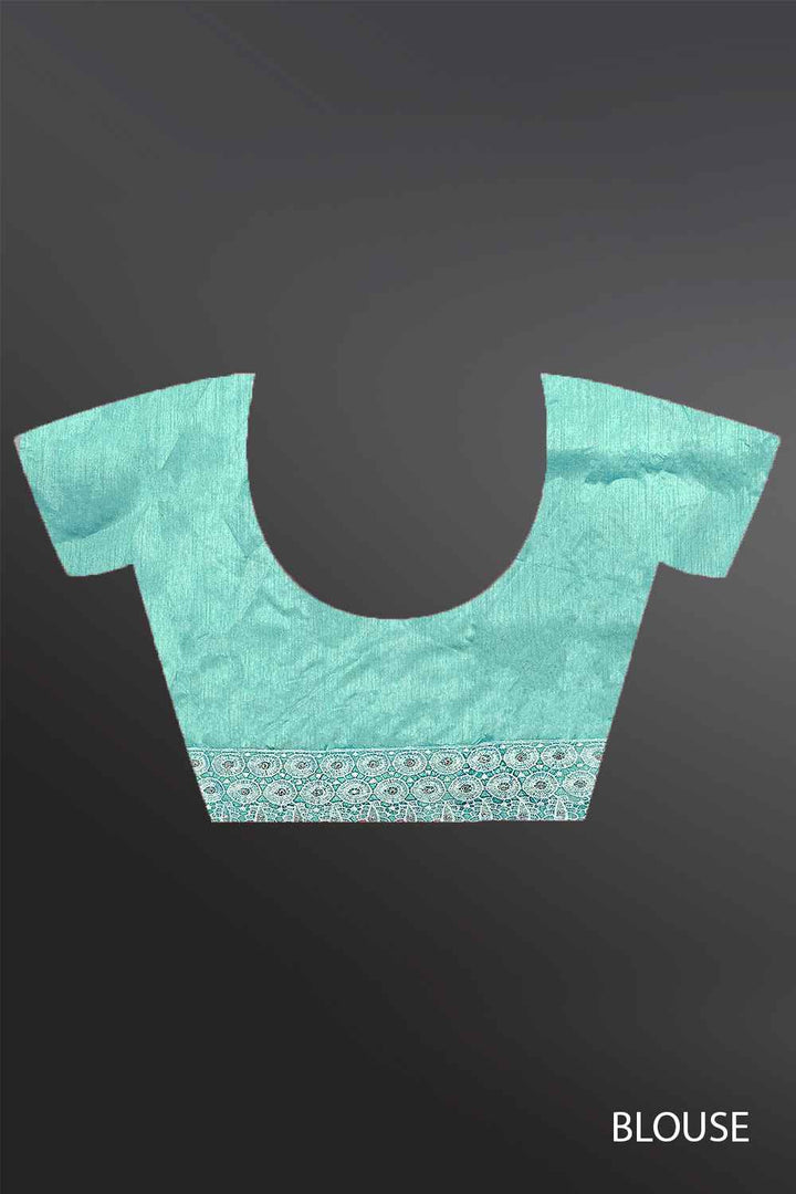 Blue Party Wear Saree