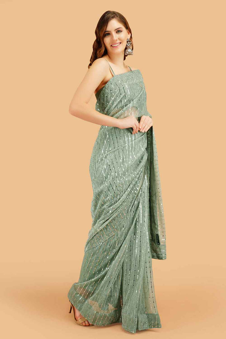 Bollywood Net Saree