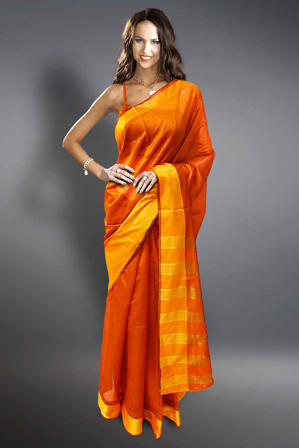 Cotton Border Saree