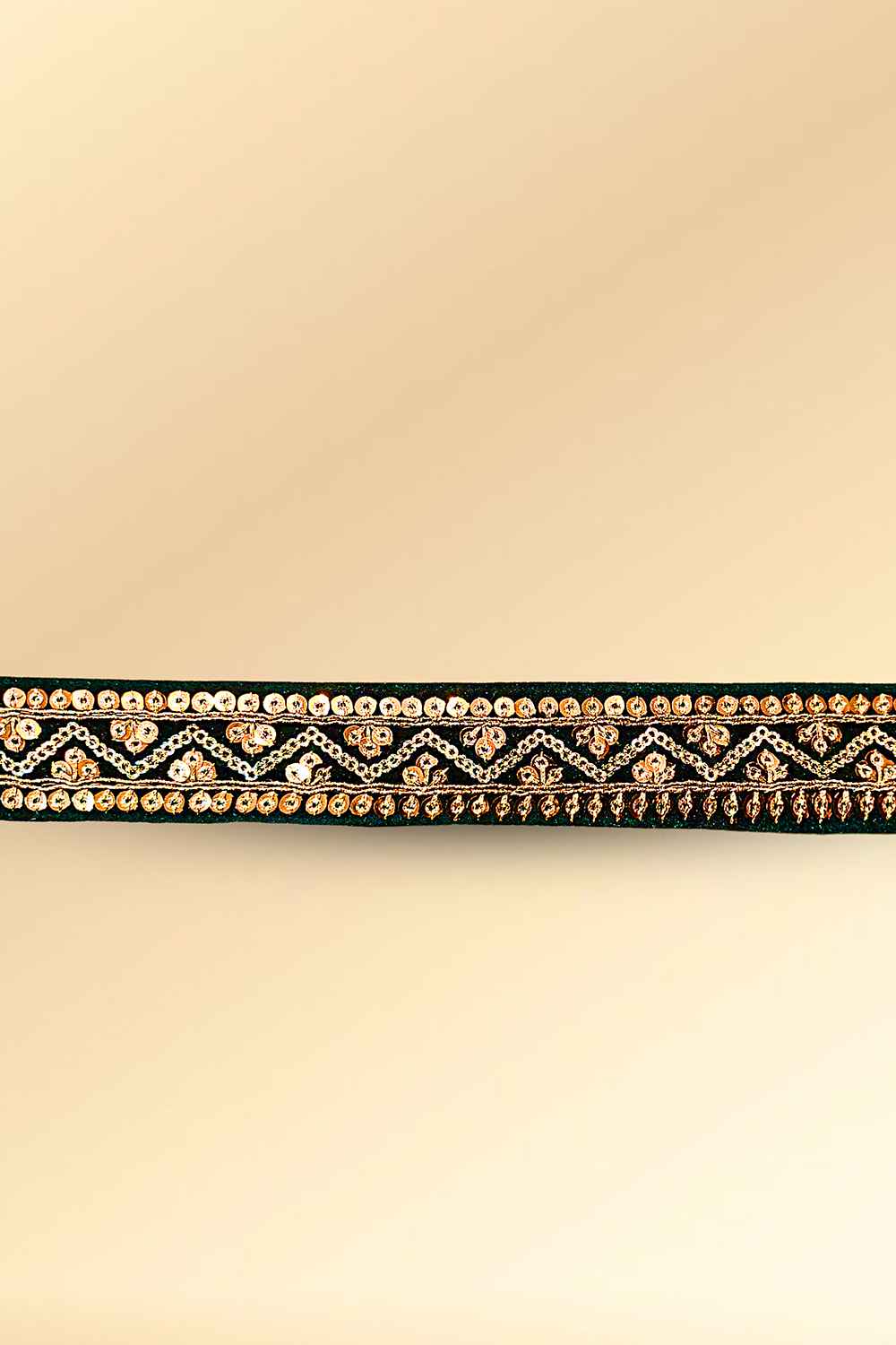 Dark Green Saree Belt