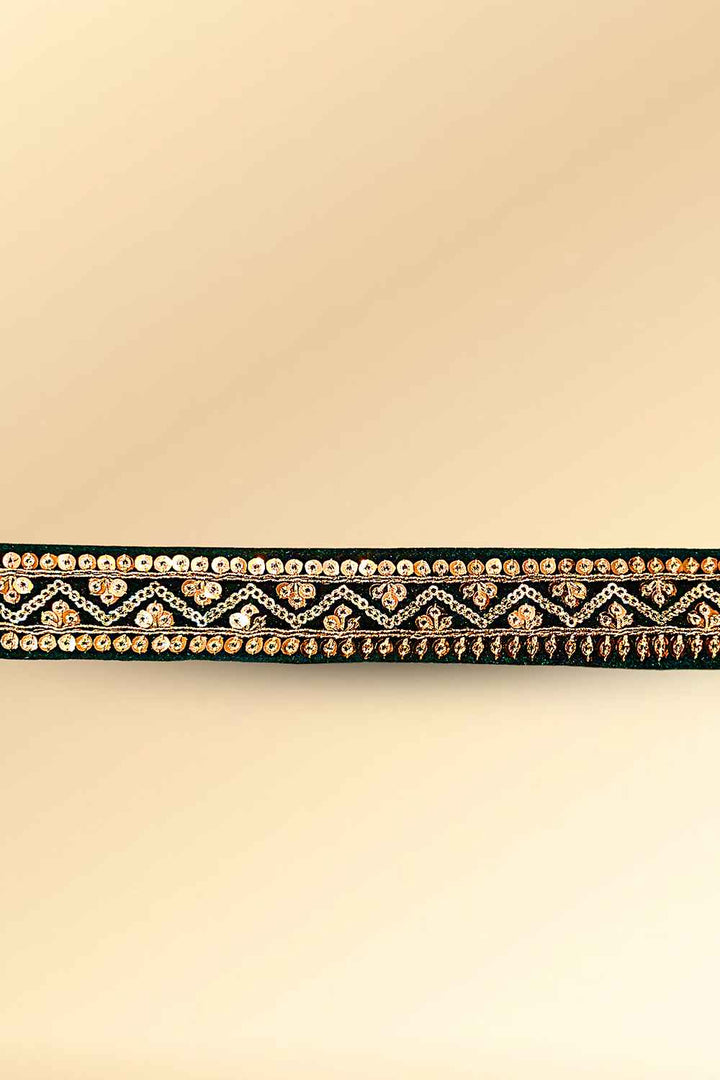 Dark Green Saree Belt