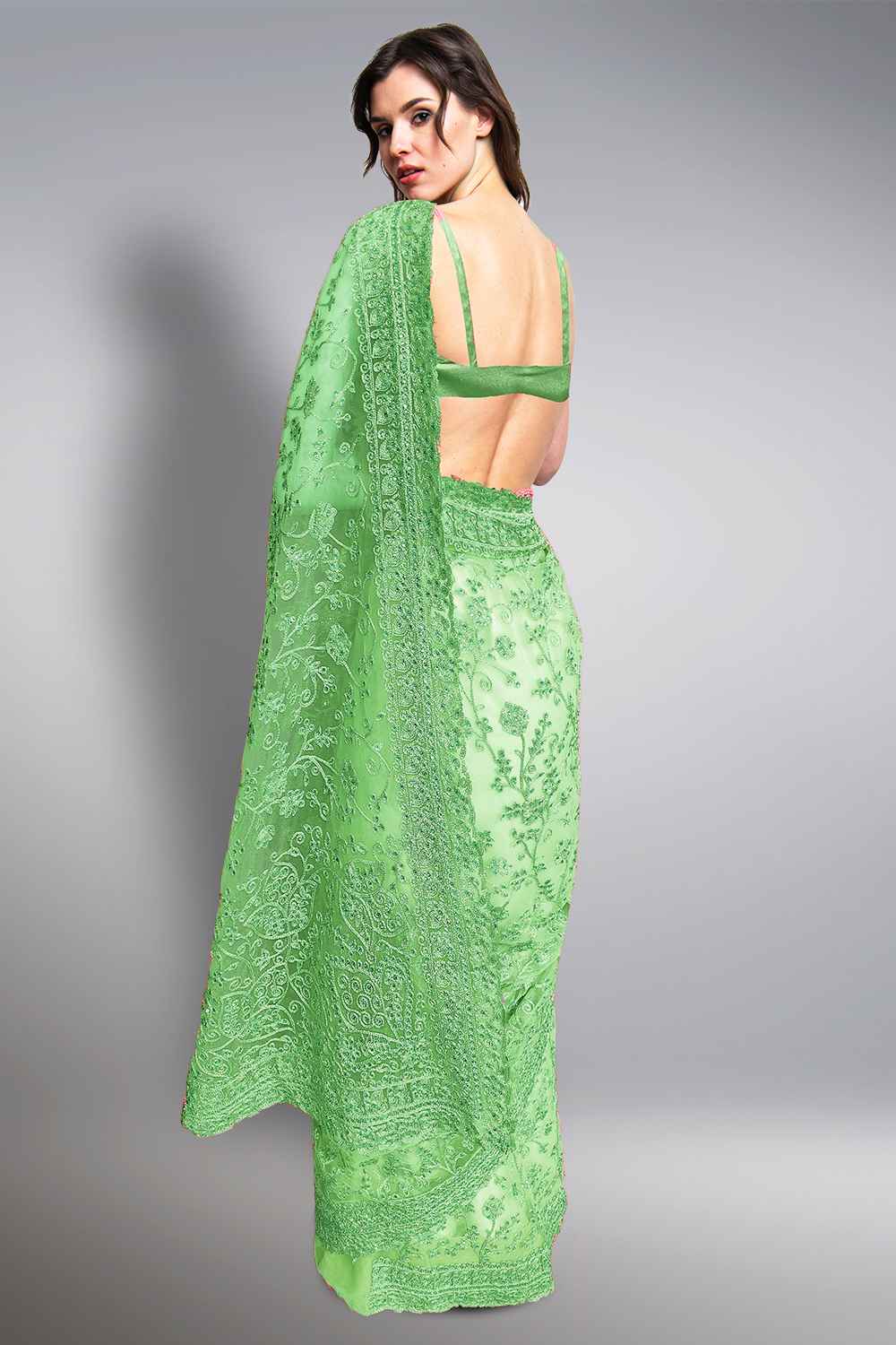 Fancy Net Saree