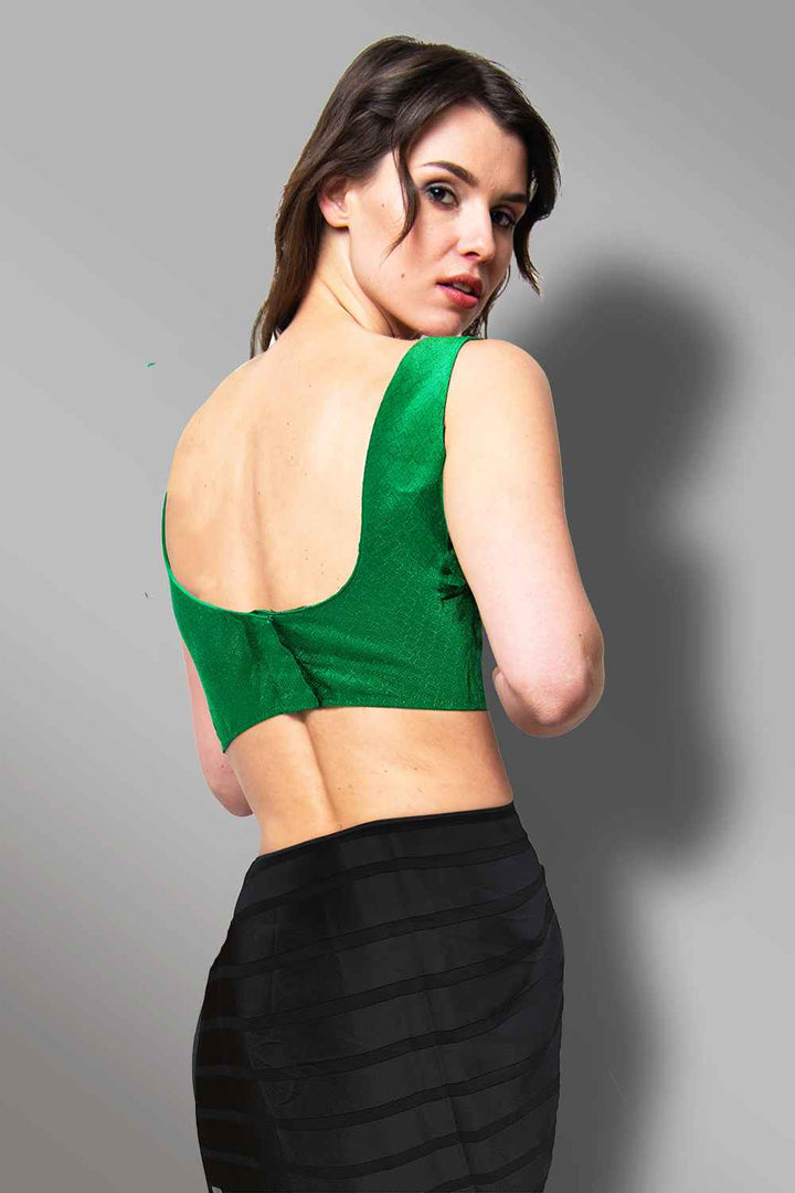 Green Colour Blouse
