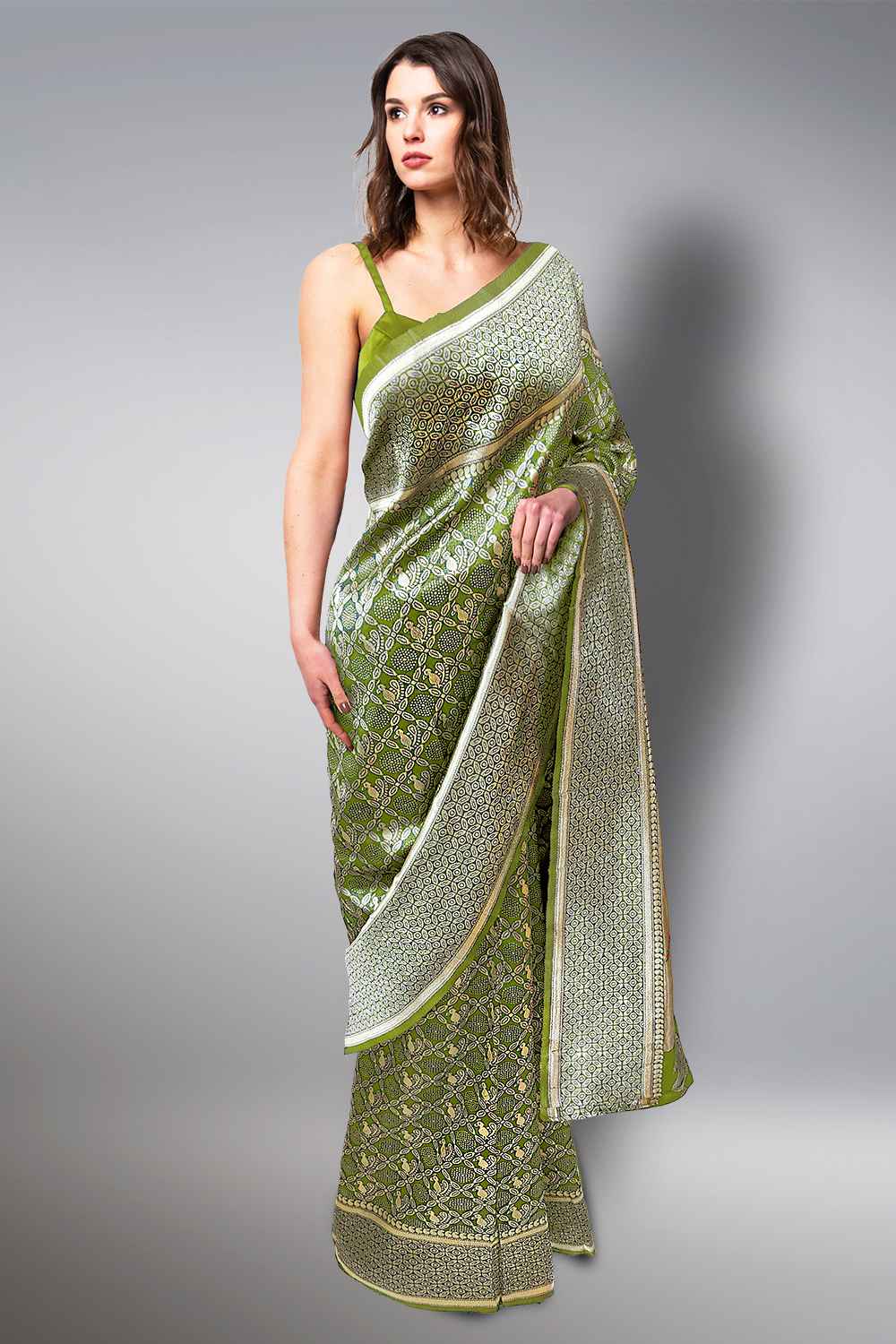 Green Paithani Saree