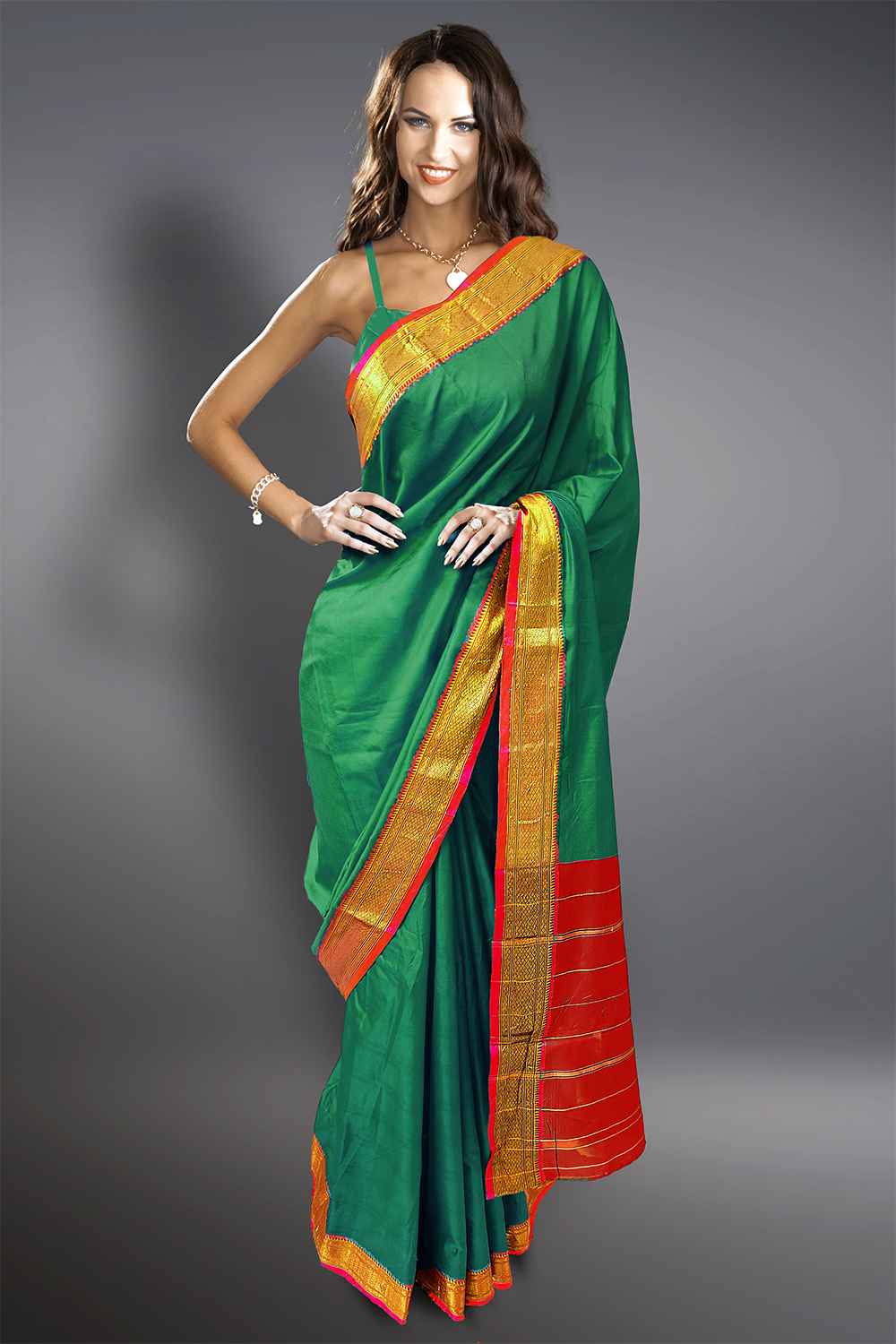 Green Pattu Saree