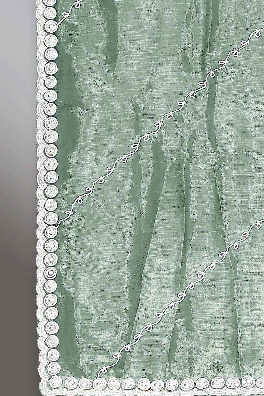 Green Pearl Saree