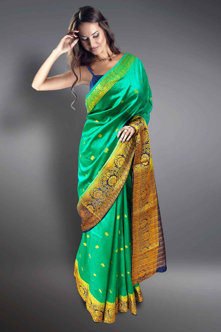 Green Silk Saree