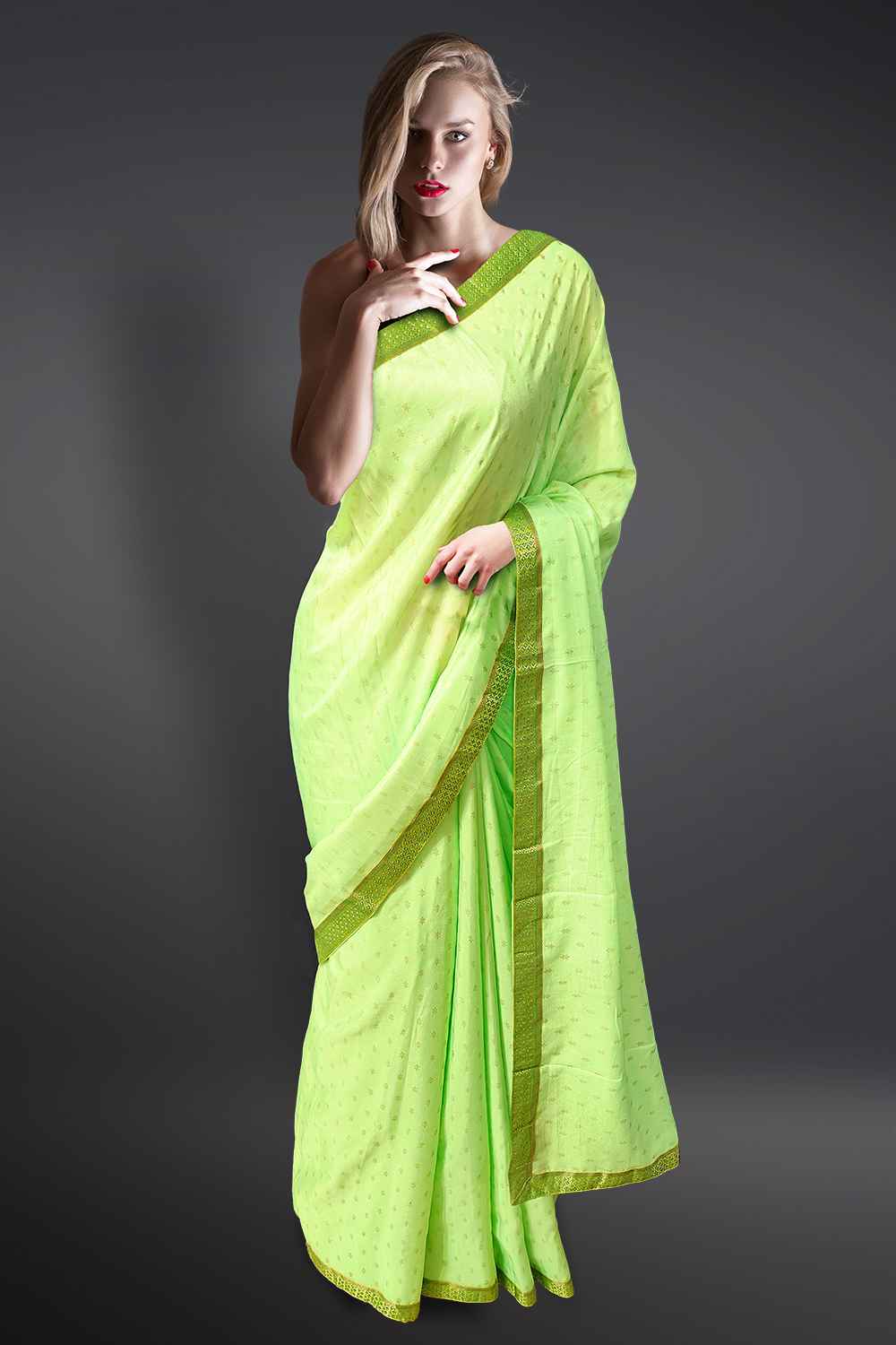 Green Soft Silk Saree