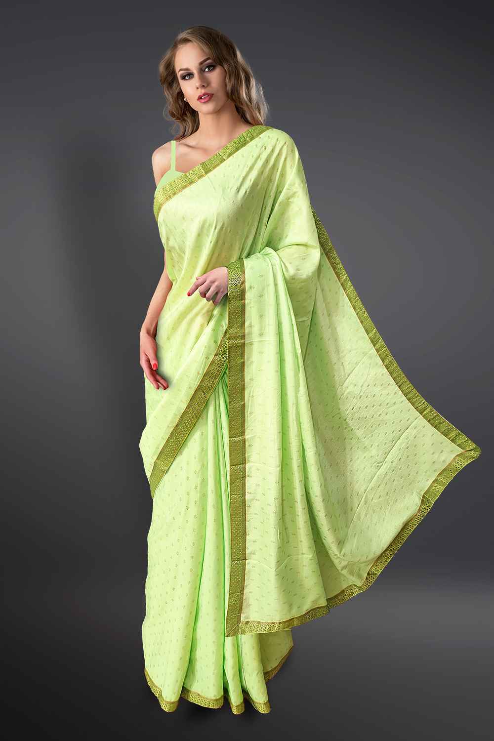 Green Soft Silk Saree