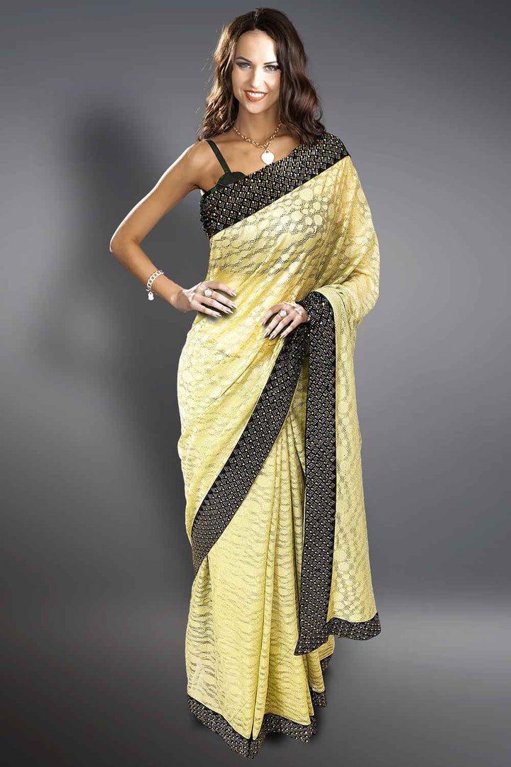 Heavy Border Saree