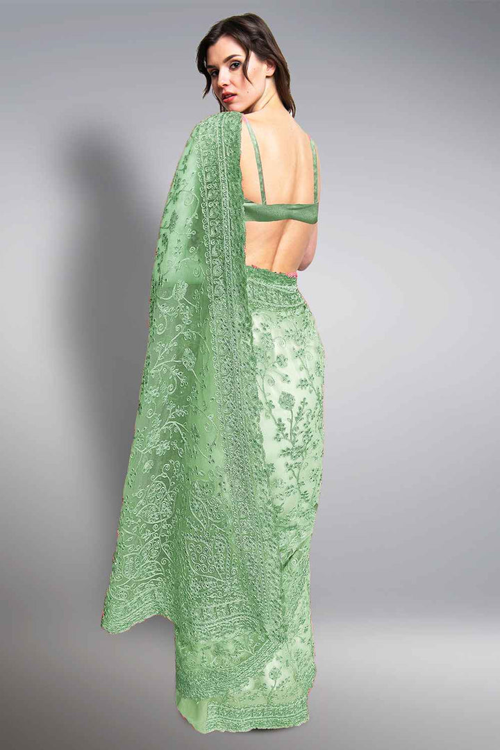 Heavy Embroidery Saree