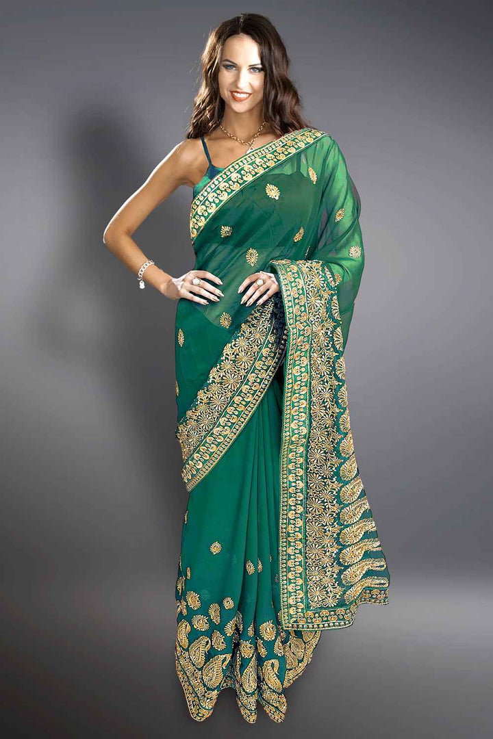 Heavy Georgette Saree