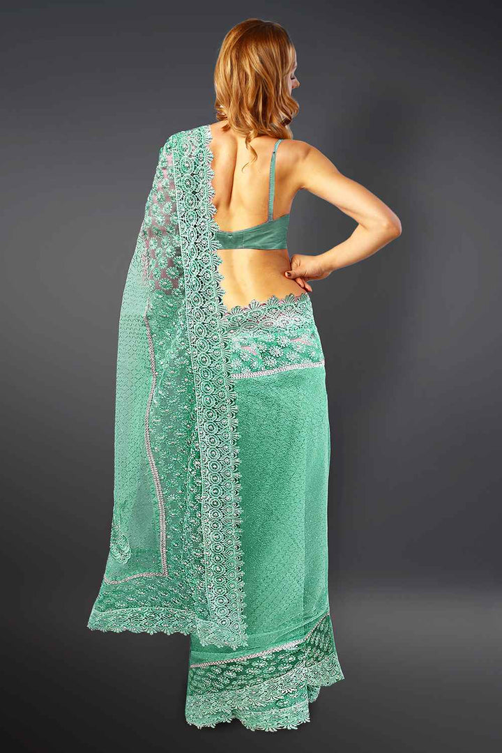 Heavy Work Net Saree