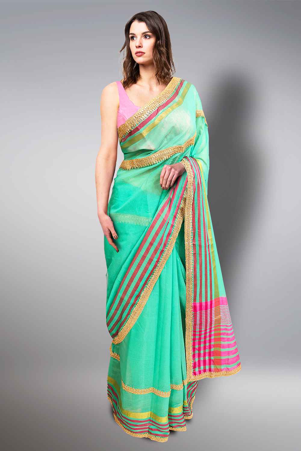 Jute Cotton Saree