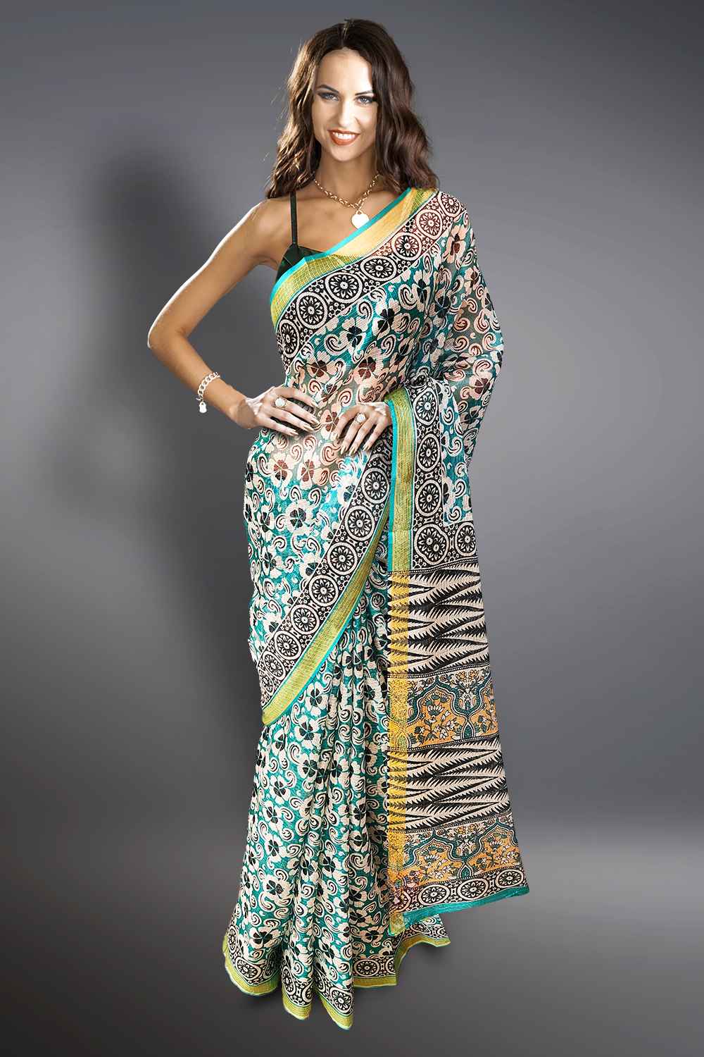 Kota Doria Cotton Saree