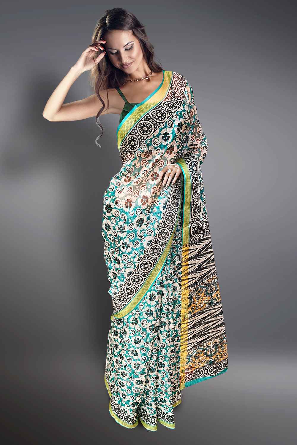 Kota Doria Cotton Saree