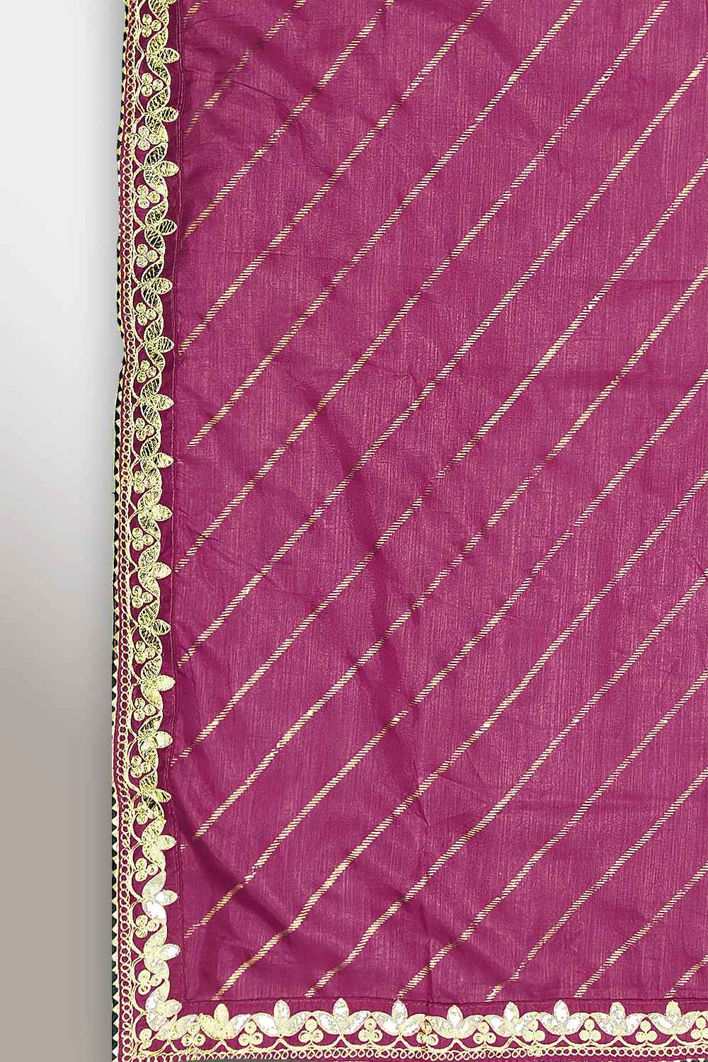 Leheriya Saree with Gota Patti