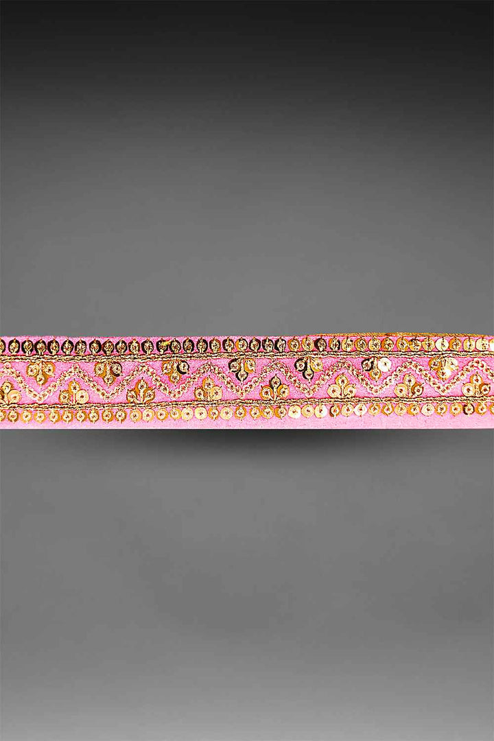 Light Pink Saree Belt