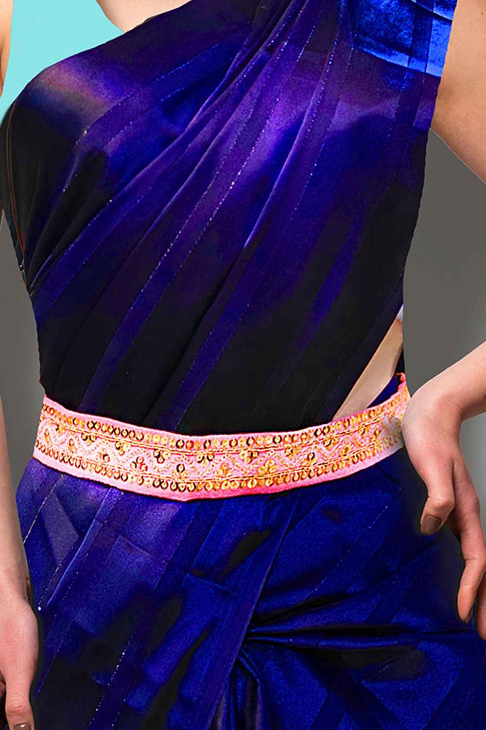 Light Pink Saree Belt