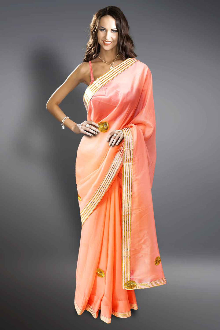 Light Weight Brasso Saree