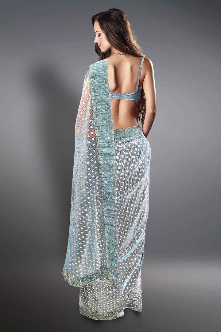 Lycra Blend Saree