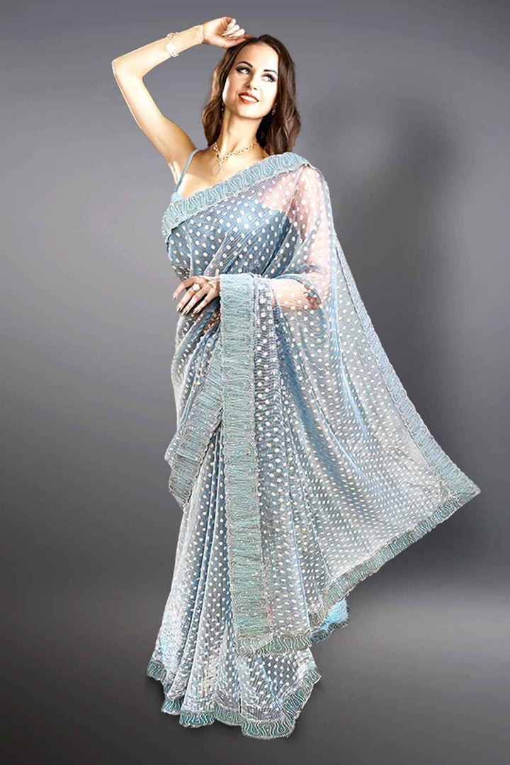 Lycra Blend Saree