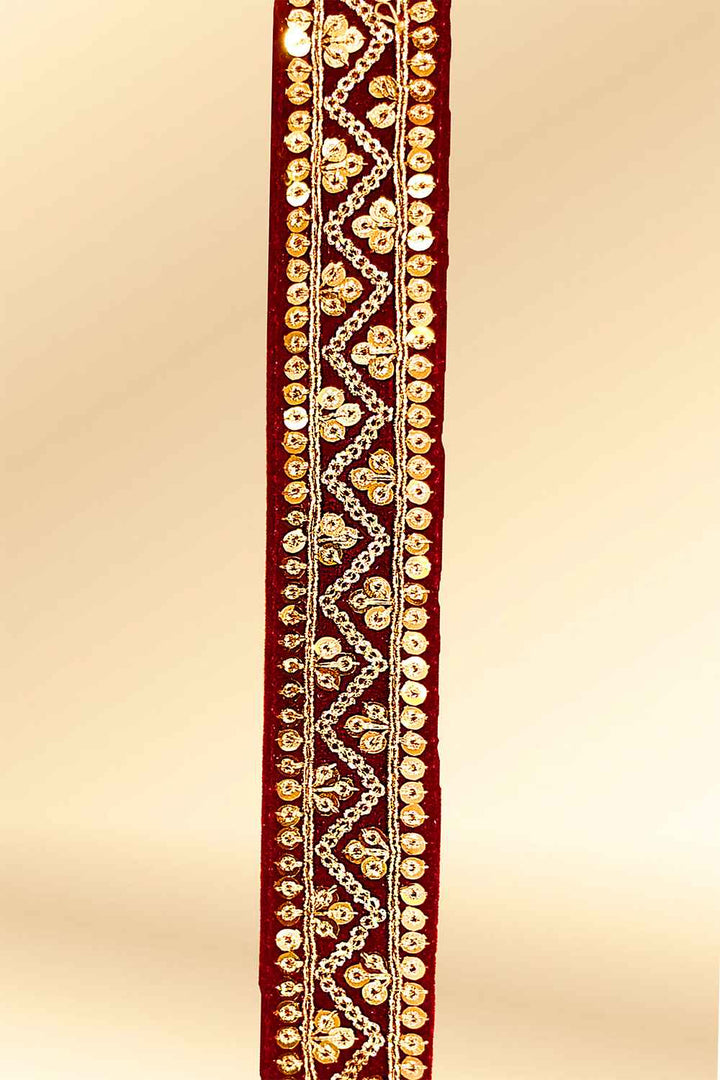 Maroon Saree Belt