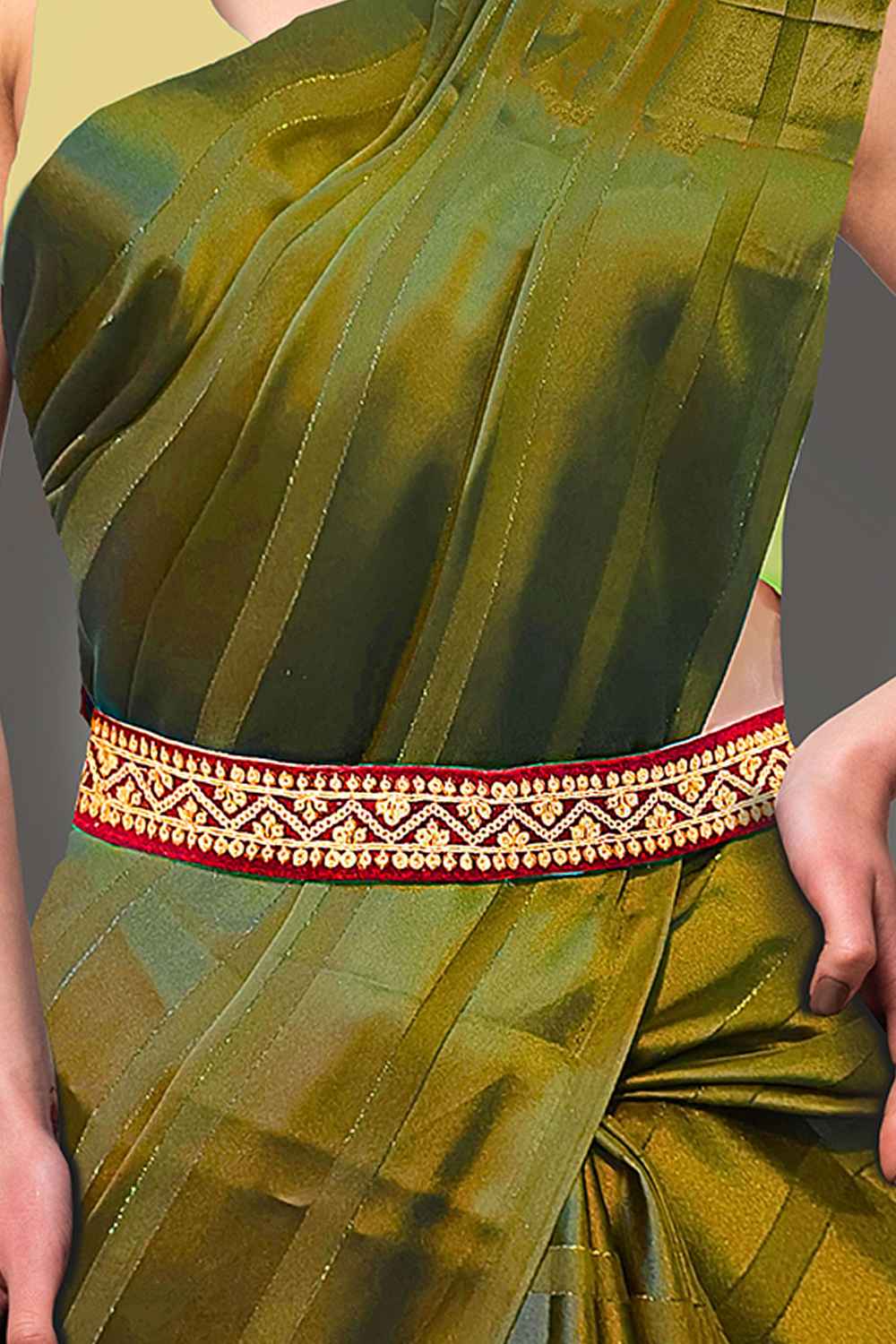 Maroon Saree Belt