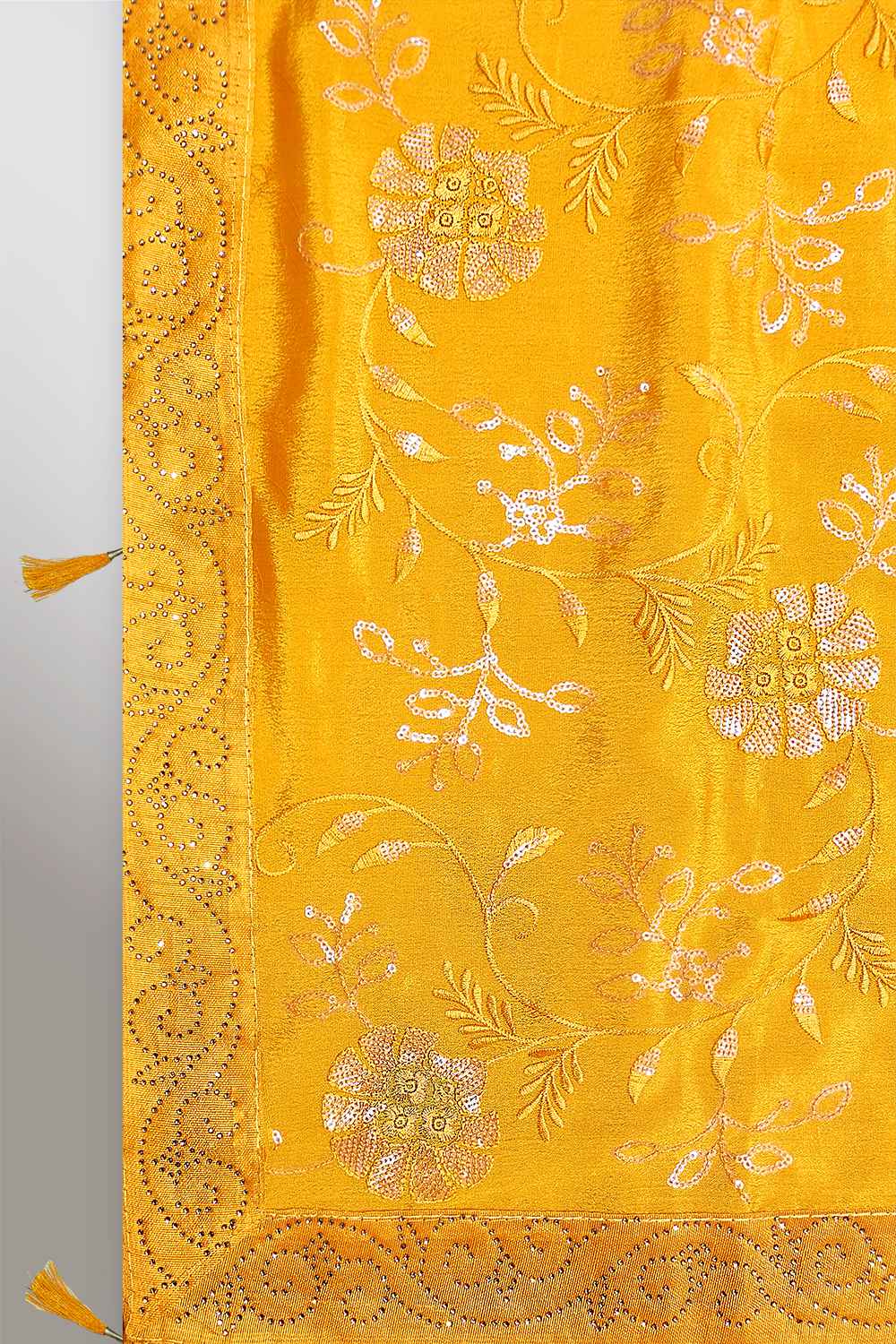 Mustard Yellow Saree