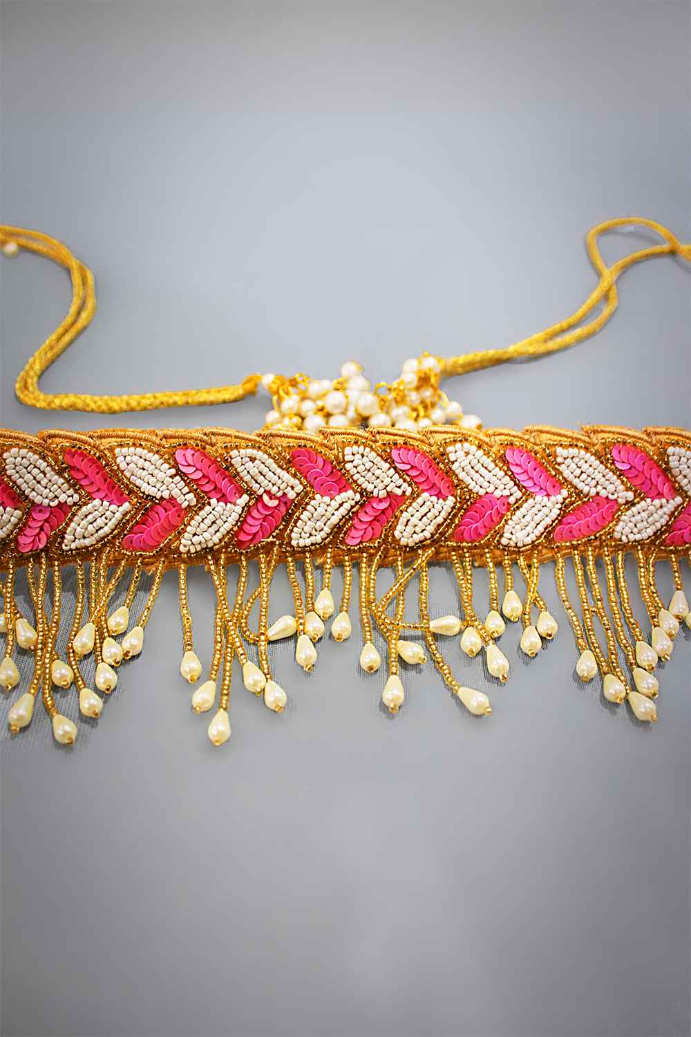 Pearl Waist Belt for Saree