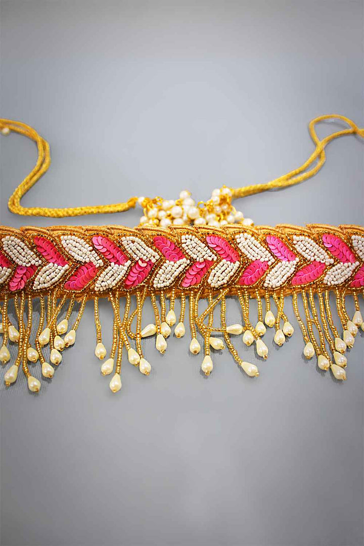 Pearl Waist Belt for Saree