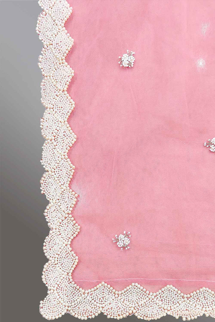 Pearl Work Saree