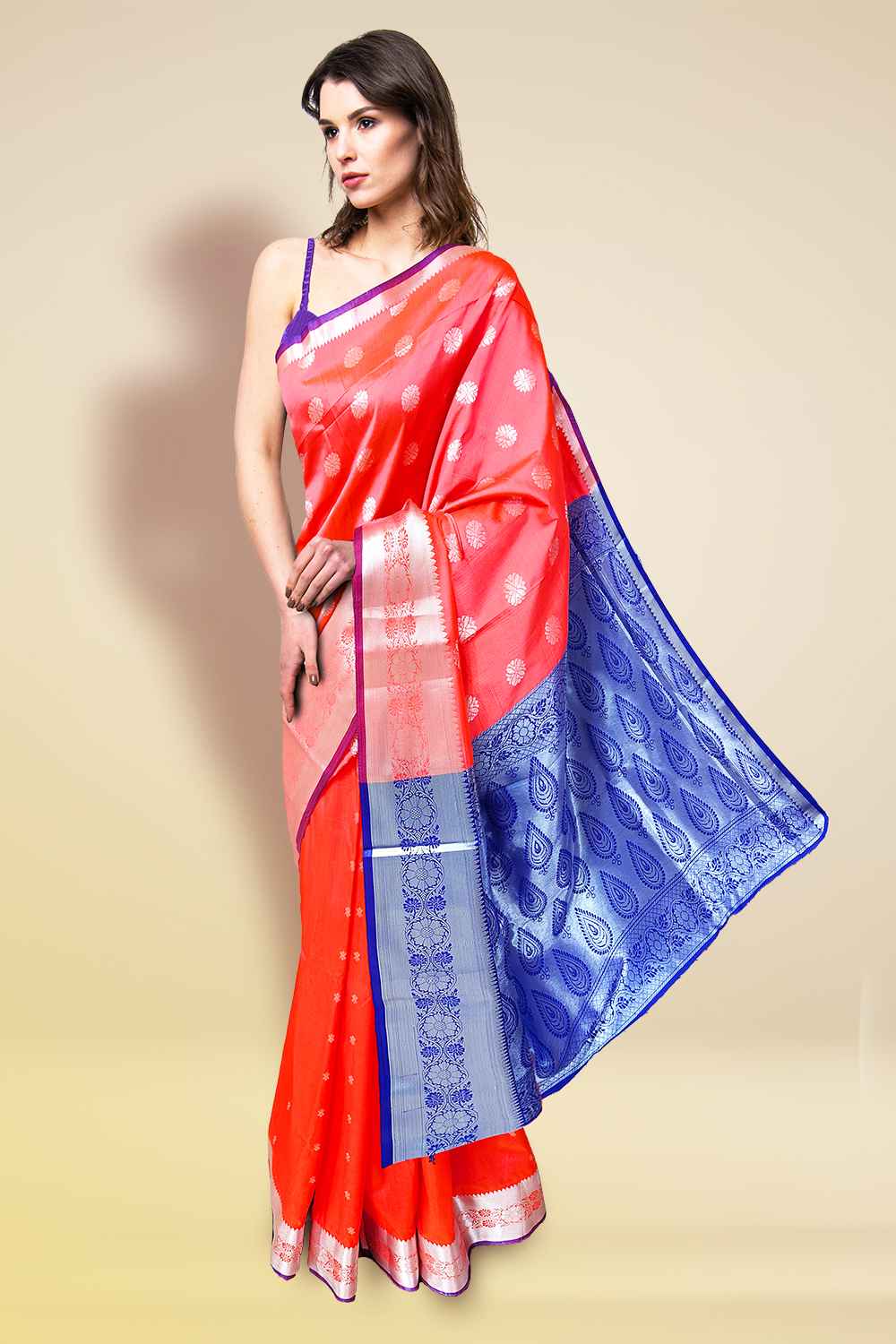 Pink Banarasi Saree