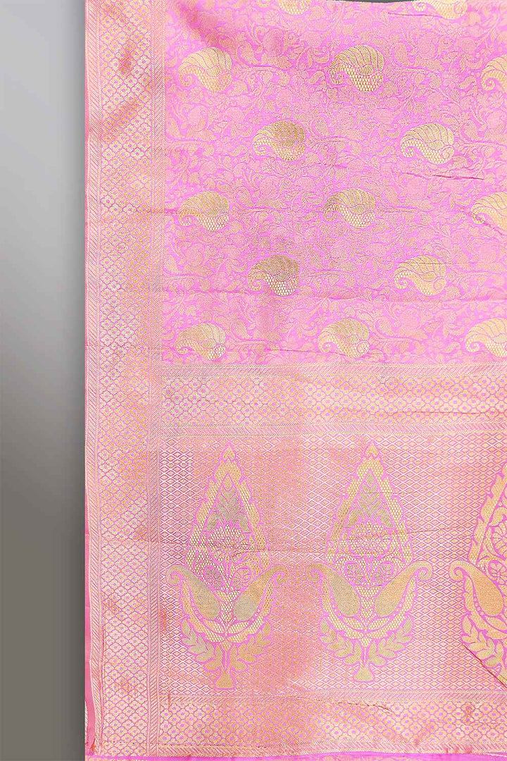 Pink Kanchipuram Saree