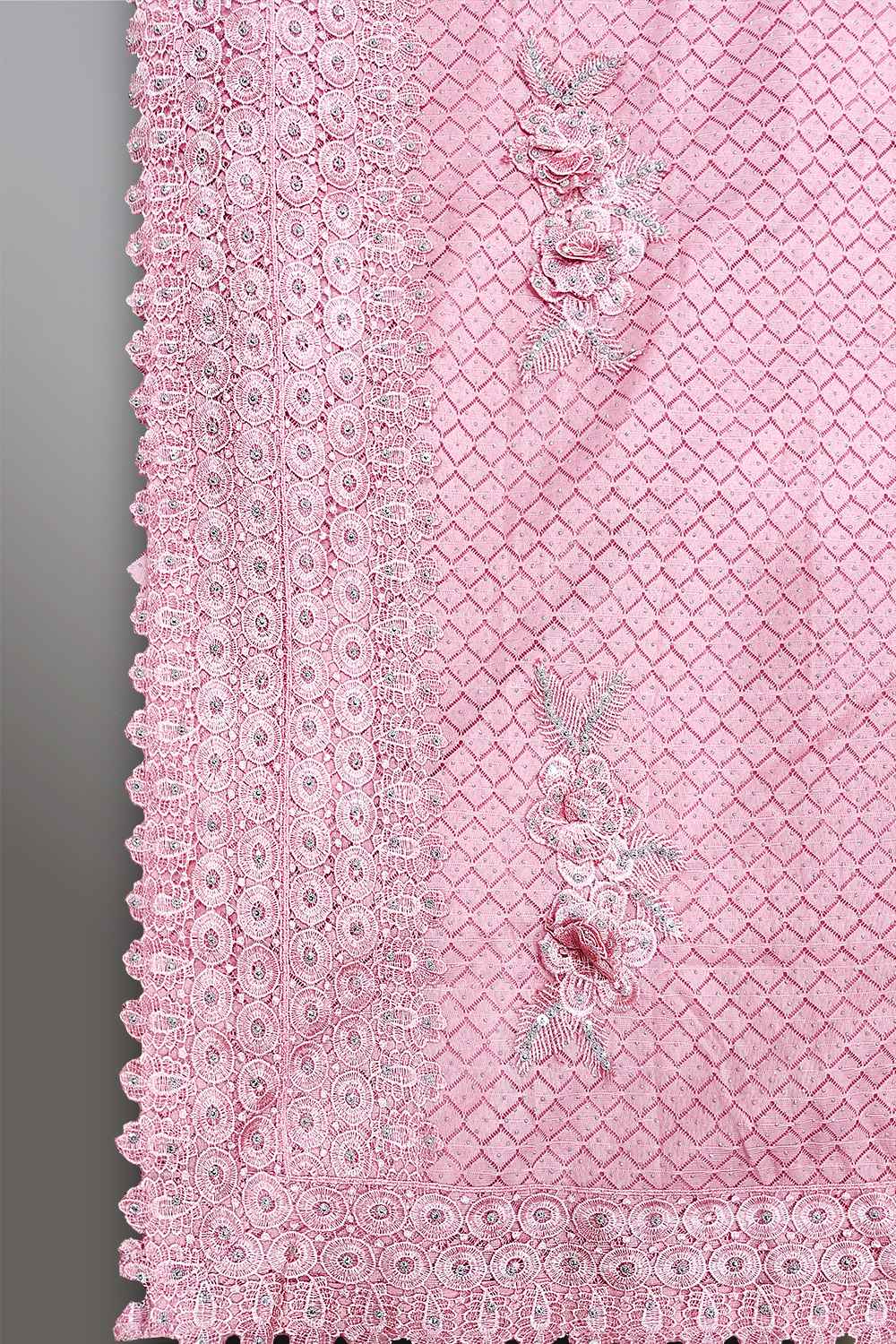 Pink Party Wear Saree