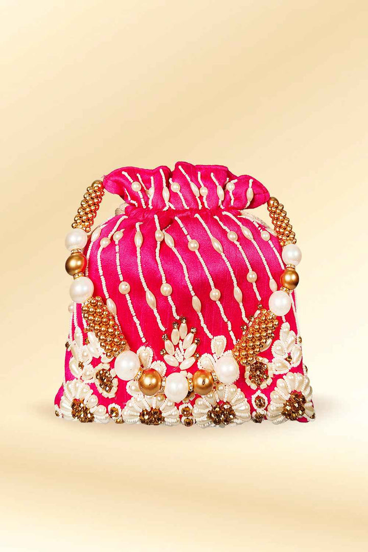 Pink Potli Bag