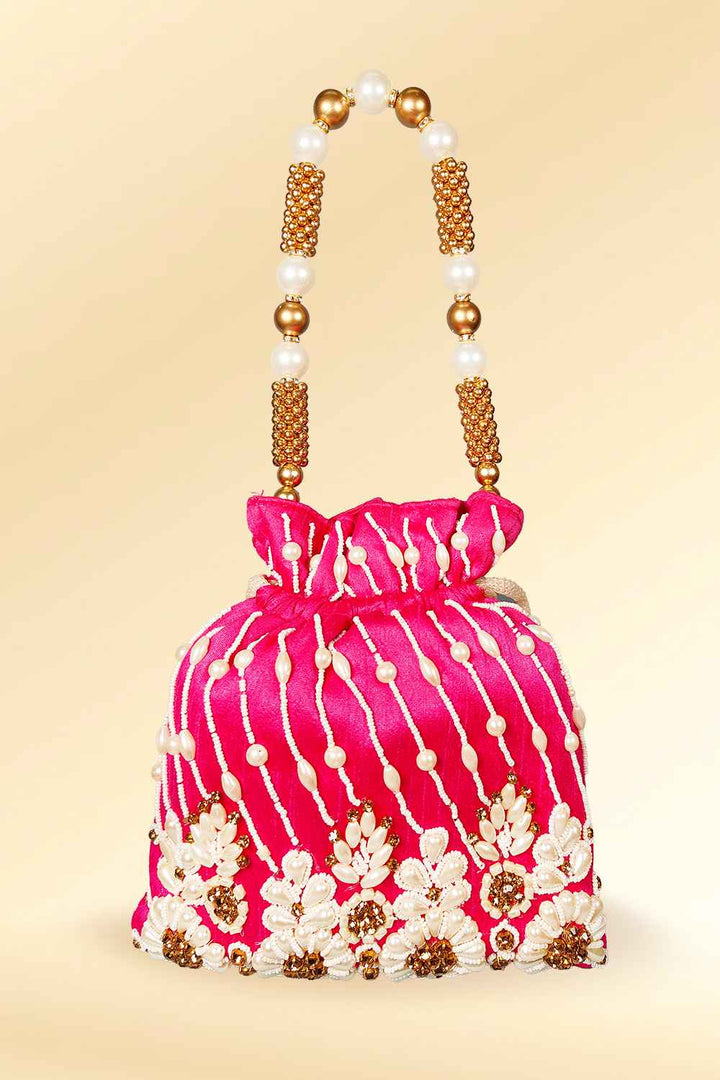 Pink Potli Bag