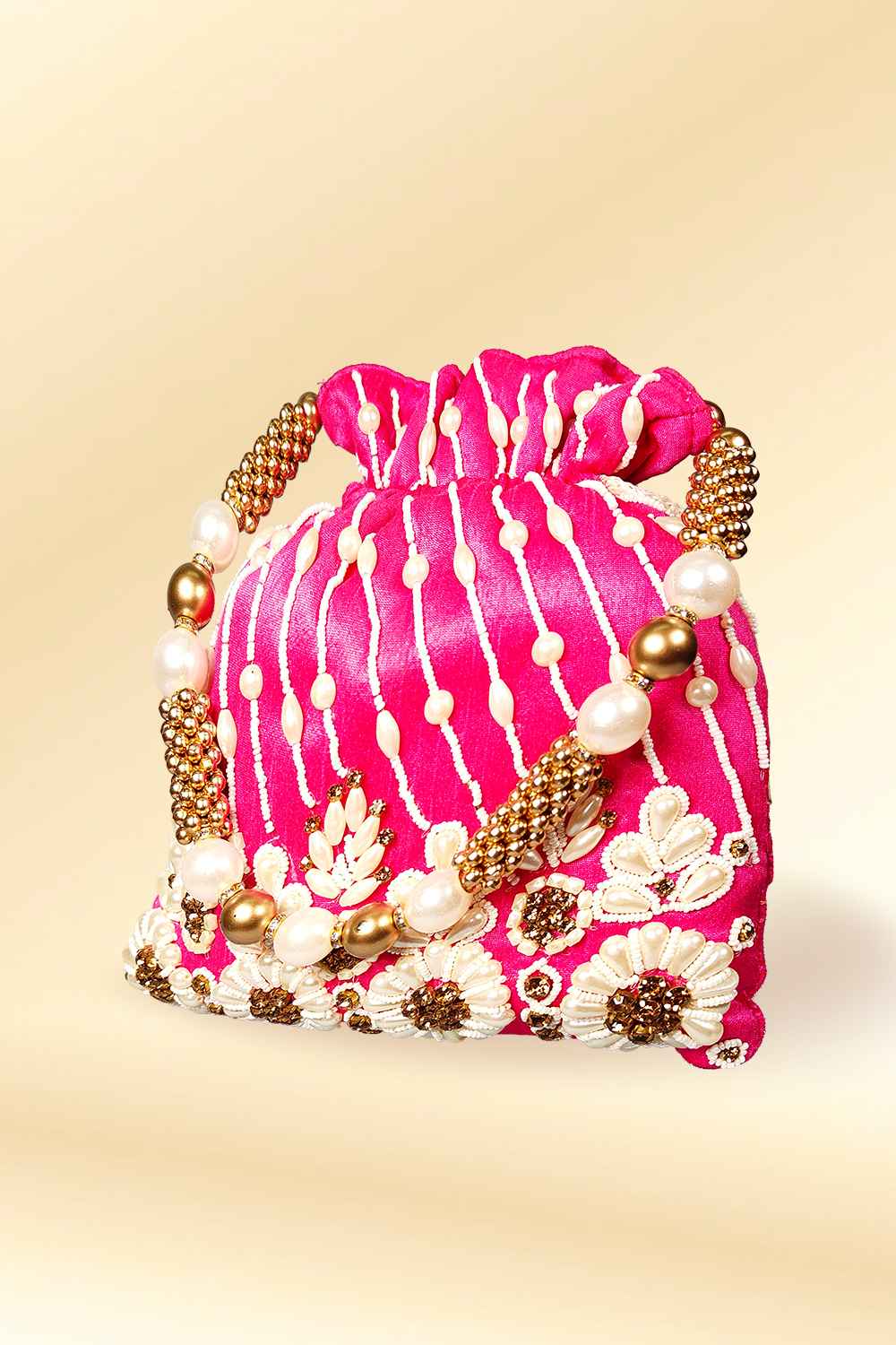 Pink Potli Bag