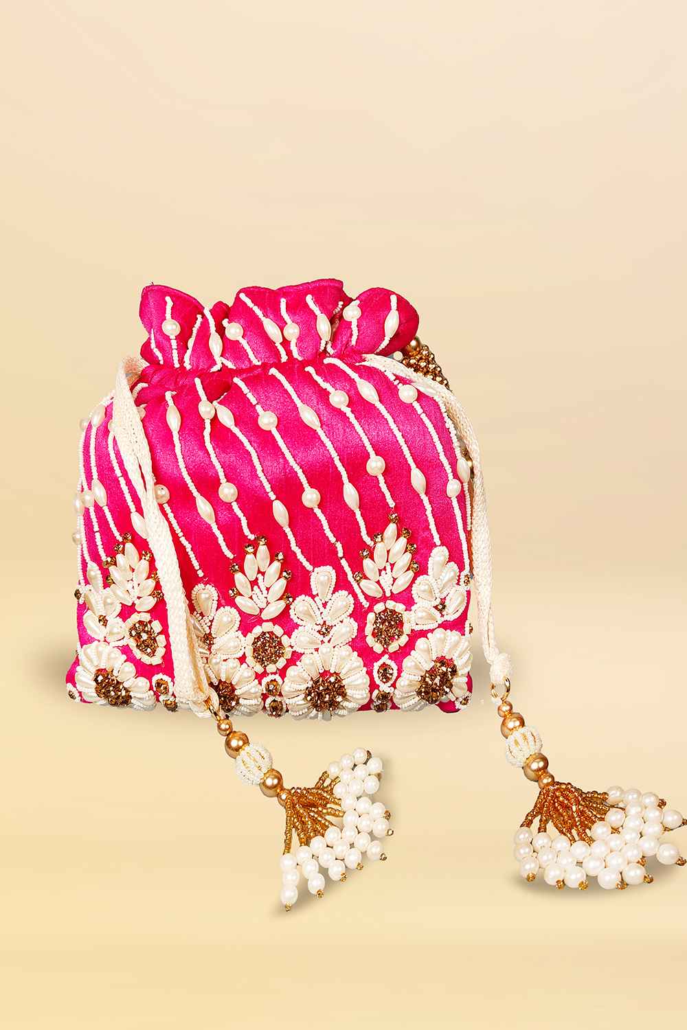 Pink Potli Bag