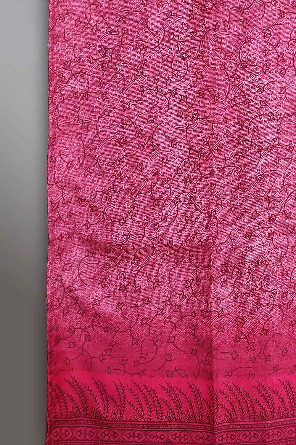 Pink Printed Saree