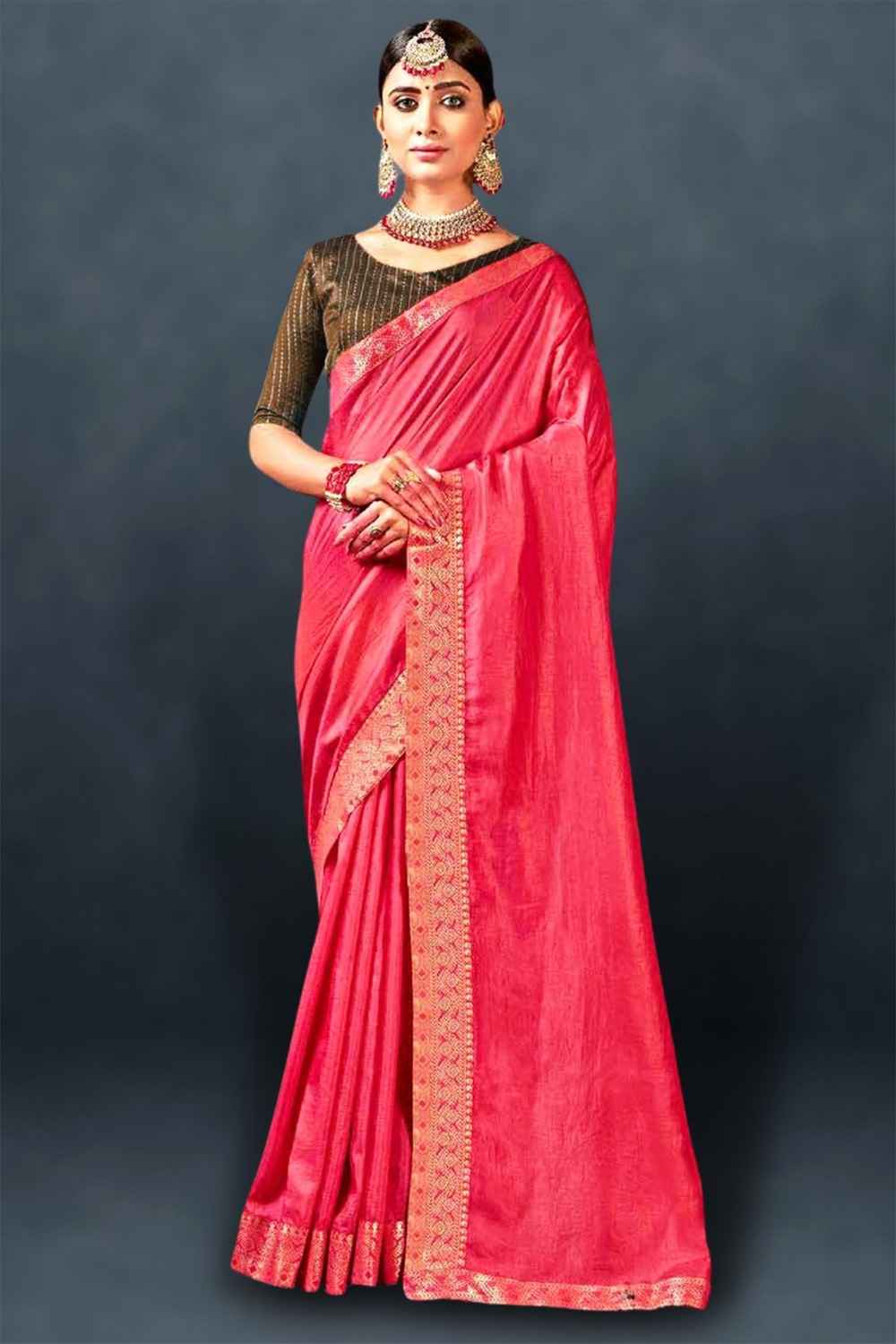 Beautiful Mysore Silk Pichwai Work Saree With buying Kalamkari Digital Print All Over With Kanchi Border Sari