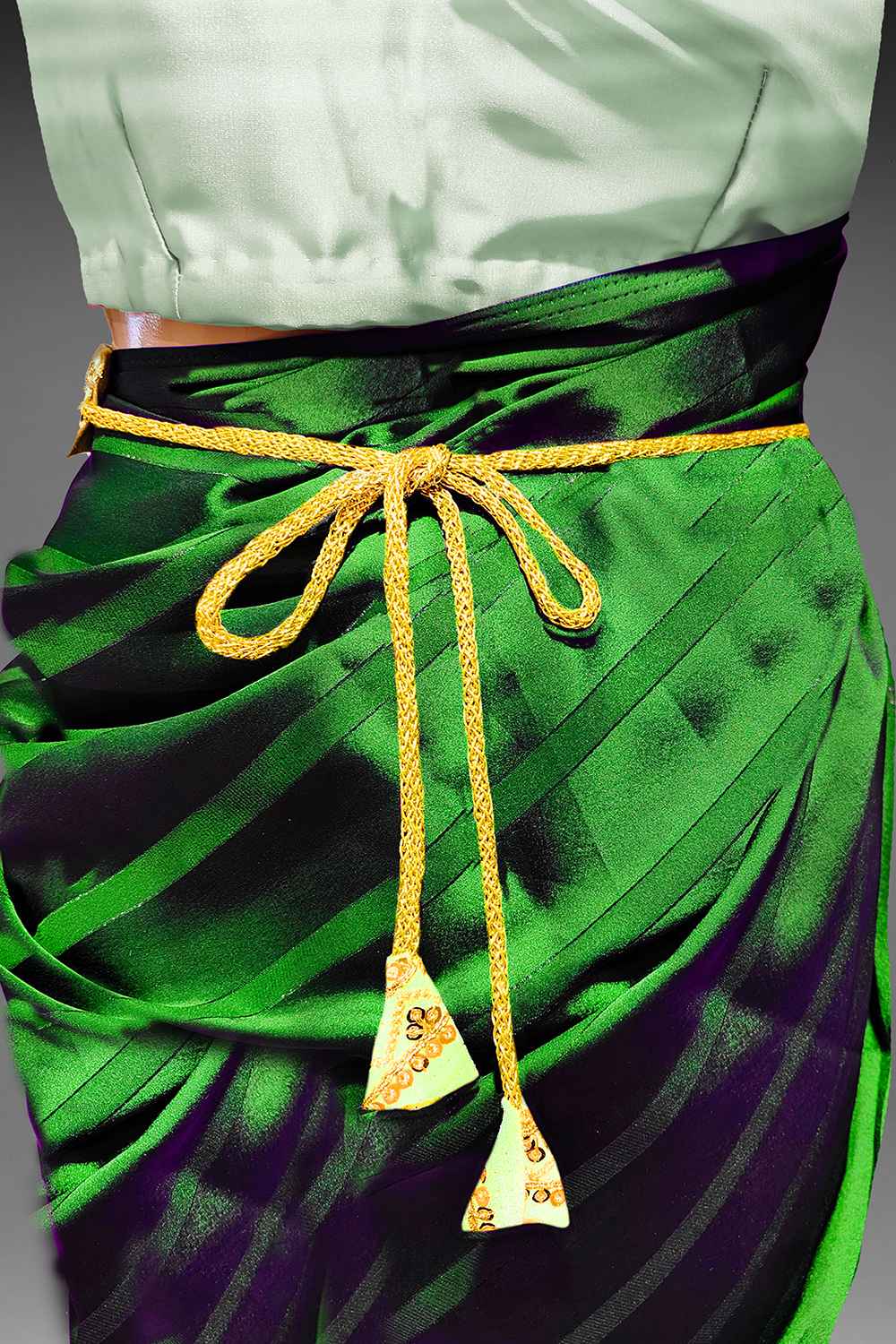 Pista Green Saree Belt