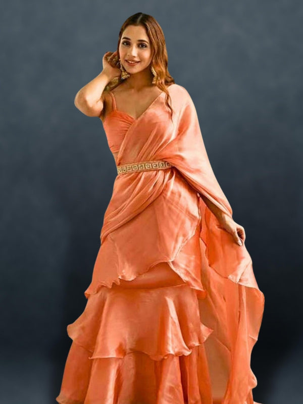 Silk Saree Gown - Buy Silk Saree Gown Online Starting at Just ₹178 | Meesho
