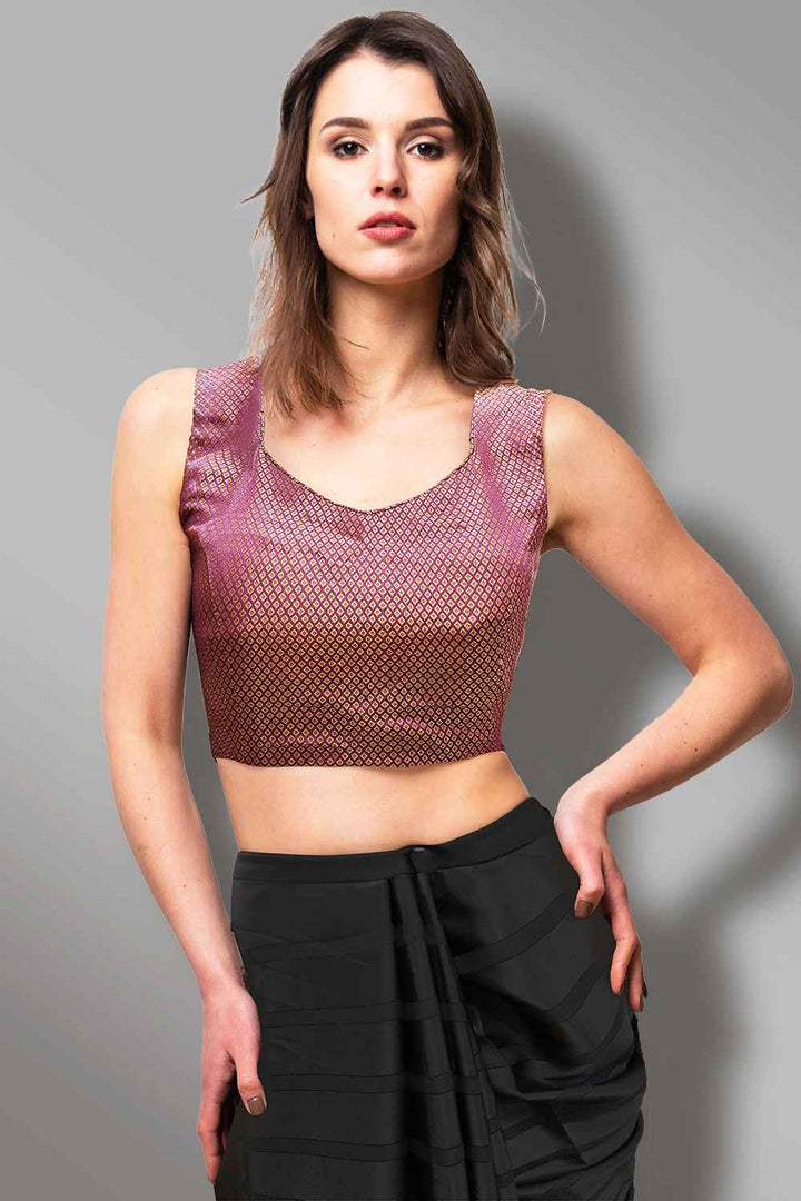 Purple Colour Blouse