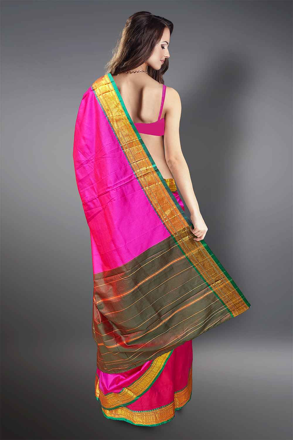 Purple Pattu Saree