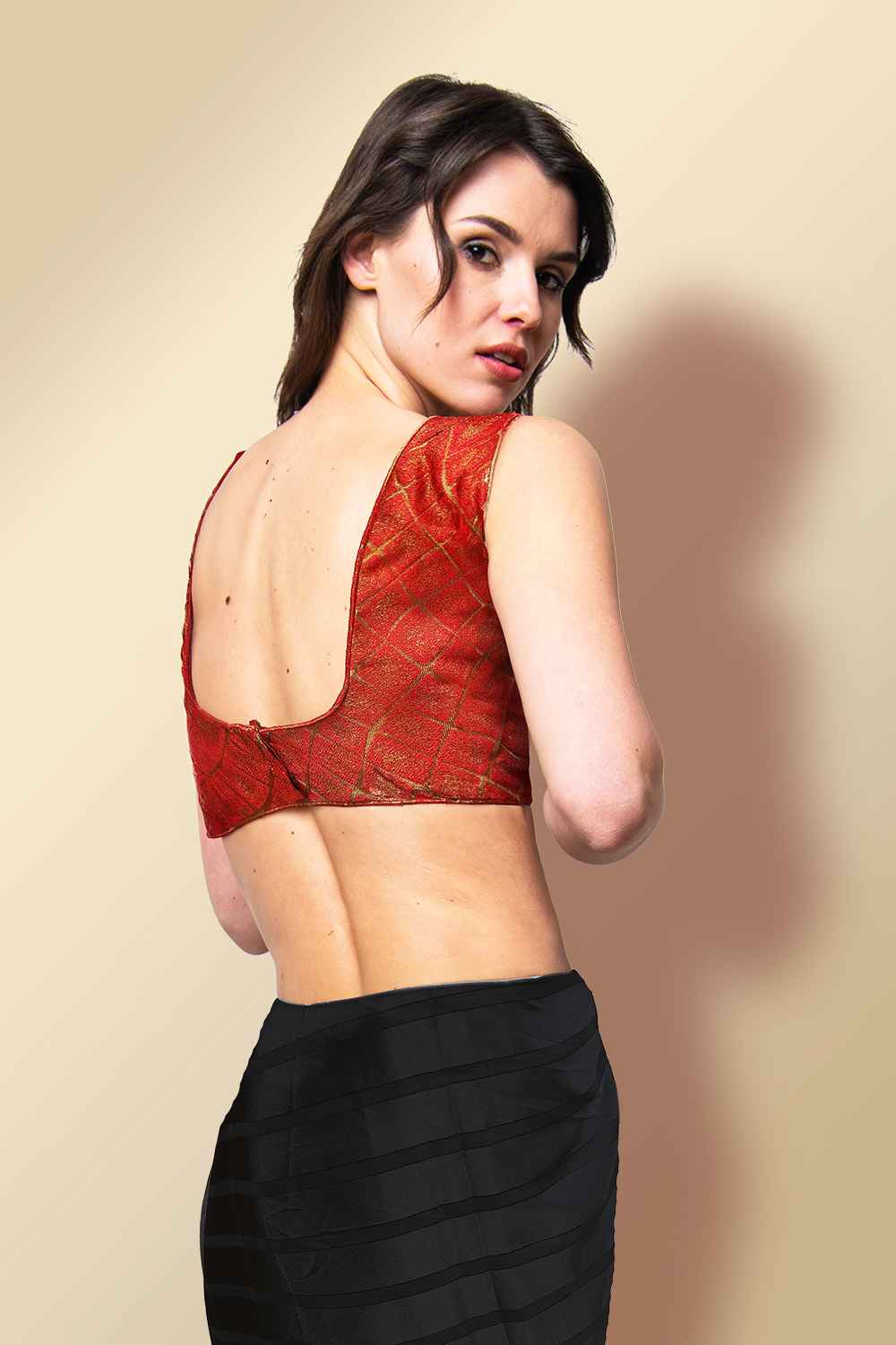 Readymade Brocade Blouse