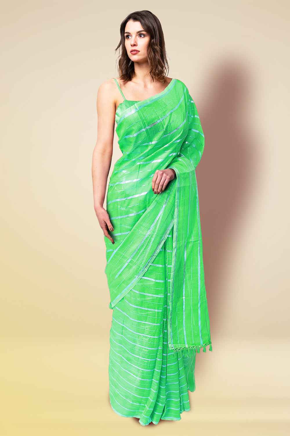 Sea Green Colour Saree